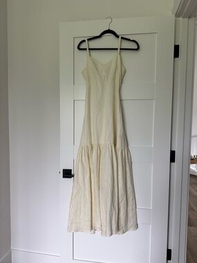 Peony Tie-Back Midi Dress